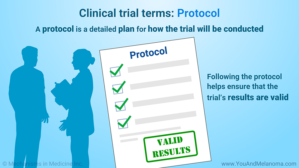 Clinical trial terms: Protocol